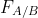 F_{A/ B }