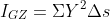 I_{GZ}=\Sigma Y^{2}\Delta s