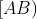 \left [ AB \right )