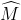 \widehat{M}