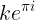 \large ke^{\pi i}