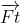 \overrightarrow{Ft}