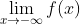 \lim _{x\rightarrow -\infty}f(x)