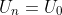 U_n=U_0