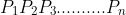 P_{1} P_{2} P_{3}..........P_{n}