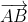 \overrightarrow{AB}