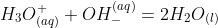 H_3O^+_{(aq)}+OH_{-}^{(aq)}=2H_{2}O_{(l)}