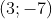 (3;-7)