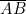 \small \overline{AB}