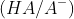 (HA/A^{-})