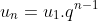 u_n=u_1.q^{n-1}