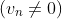 (v_{n}\neq 0)