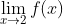 \lim _{x\rightarrow2 }f(x)