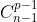 C_{n-1}^{p-1}