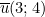 \small \overline{u}(3;4)
