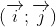 (\overrightarrow{i};\overrightarrow{j})