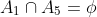 A_1\cap A_5=\phi