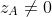 z_{A}\neq 0