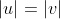 |u|=|v|