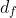 d_{f}