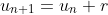 u_{n+1}=u_{n}+r