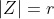 \left | Z \right |=r