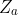 Z_{a}