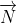 \overrightarrow{N}