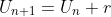 U_{n +1}=U_{n}+r