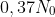 0,37N_0