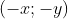 (-x;-y)