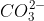 CO_{3}^{2-}