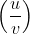 \left ( \frac{u}{v} \right )