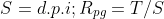 S=d.p.i ; R_{pg}=T/S