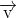 \overrightarrow{\textup{v}}