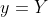 y=Y